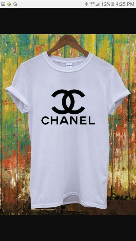 chanel white t shirt women's|chanel oversized t shirt.